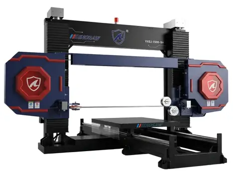 Dinosaw YXSJ-1500/2400 CNC Diamond Wire Saw for Tombstone & Memorial Profiling