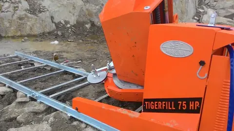 Set Makina TIGERFILL Marble Quarry Wire Saw